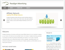 Tablet Screenshot of paradigmadvertising.com